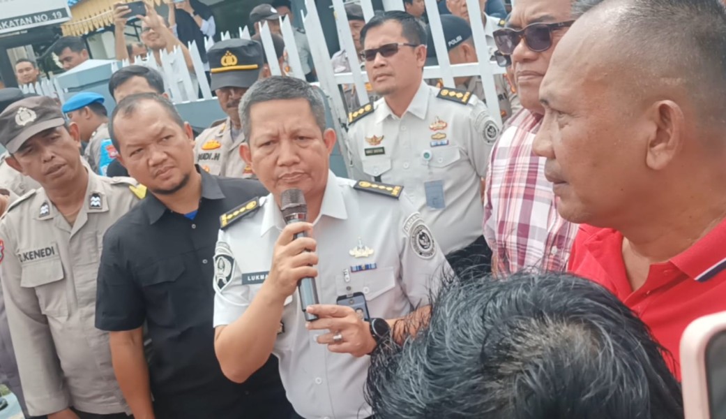 Pejabat Lapas Kelas IIA Pekanbaru Bohongi Pendemo