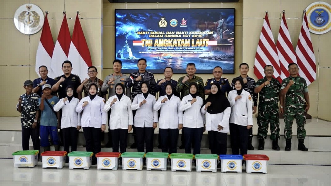 Pelindo Dumai Turut Dukung Bakti Sosial dan Kesehatan HUT TNI AL ke-81