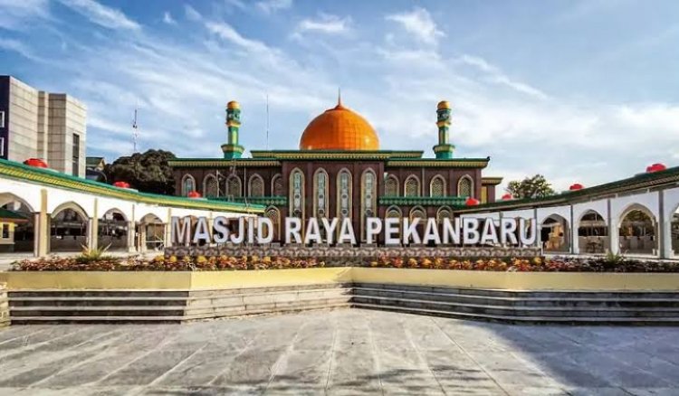 Masjid Raya Senapelan Pekanbaru Benahi Fasilitas Sambut Ramadan, Fokus Kenyamanan Jemaah