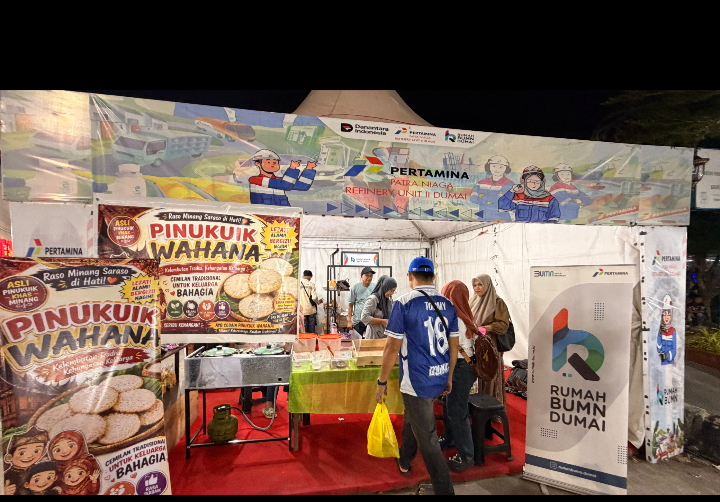 Pertamina Patra Niaga Kilang Dumai dan Rumah BUMN Dumai Perluas Akses Pasar UMKM Lokal