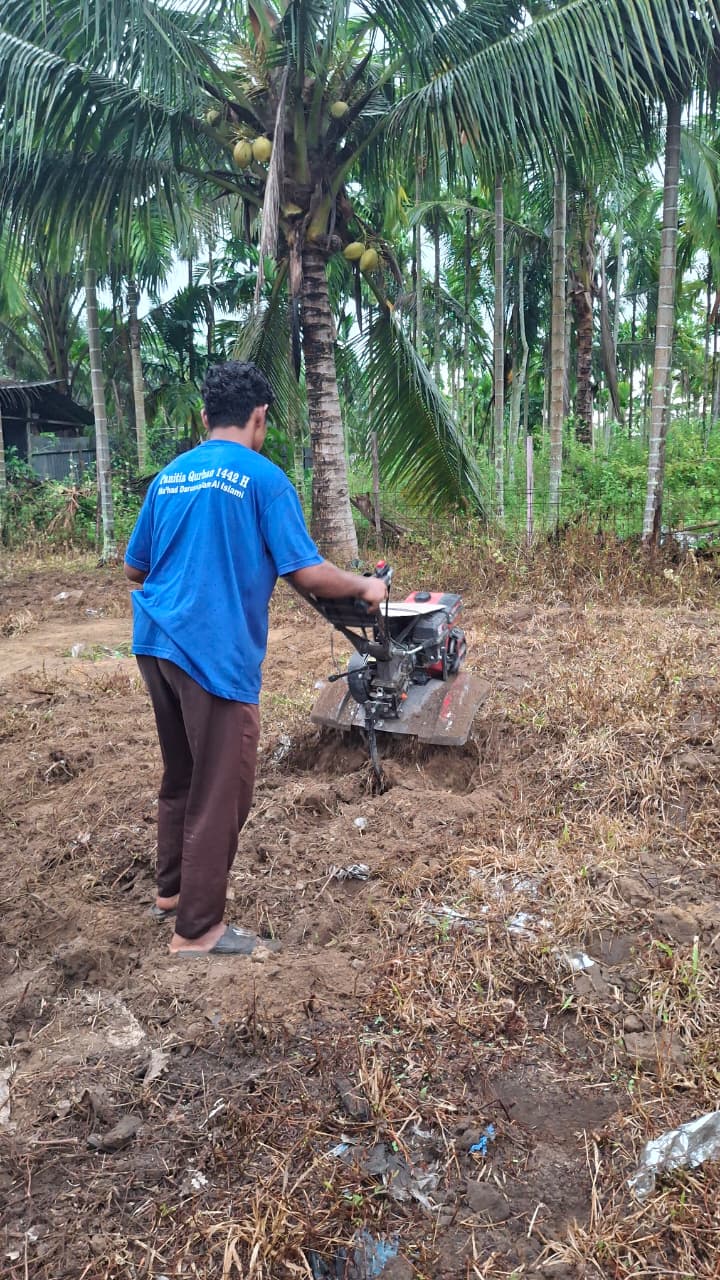 Polsek Minas Cek Calon Lahan Program Ketahanan Pangan Jagung Pipil di Minas Jaya
