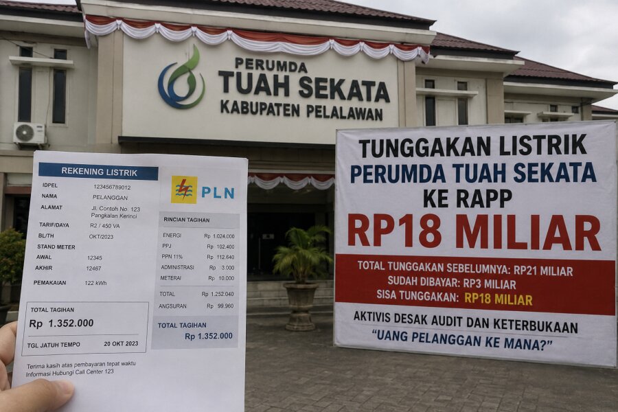 Rp18 Miliar Belum Dibayar ke RAPP, Aktivis Desak Bongkar Pengelolaan Keuangan Perumda