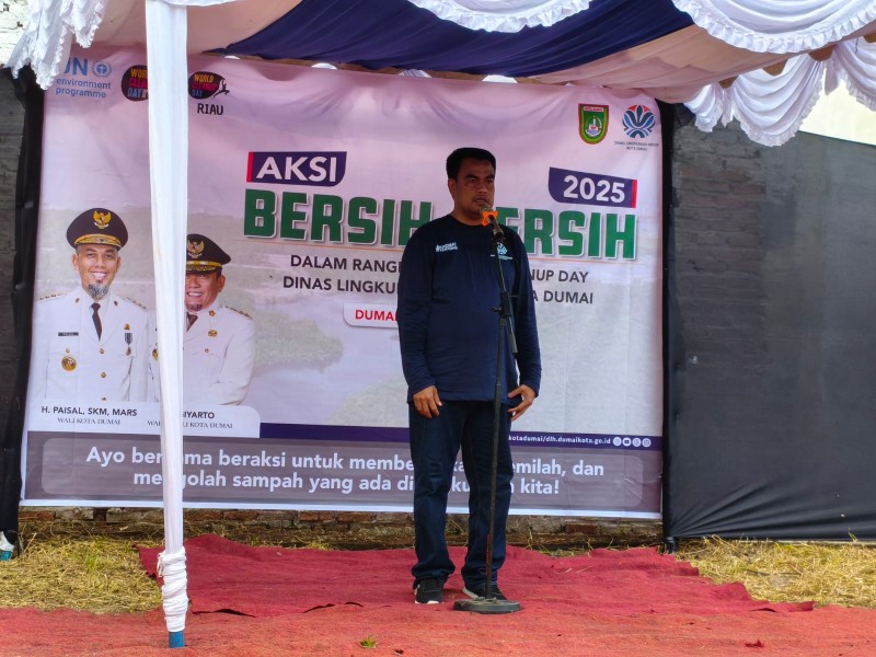 Pelindo Regional 1 Dumai Dukung Aksi Bersih-Bersih World Cleanup Day 2025