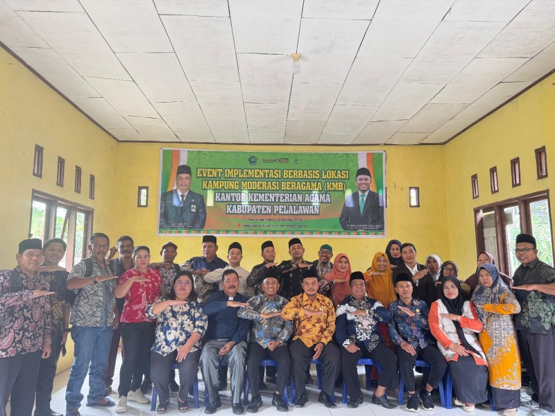 Kemenag Pelalawan Perkuat Kerukunan, Implementasi Kampung Moderasi Beragama Digelar di Sorek Satu