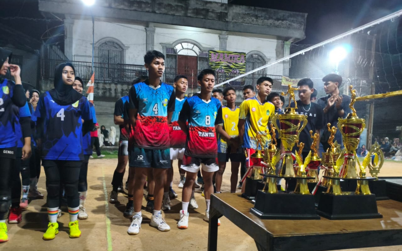 Ajang Voli Antar SLTA Usai, Pelindo Dumai Beri Dukungan