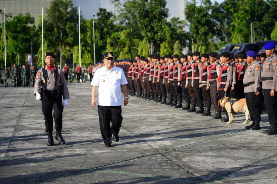 1.771 Aparat Gabungan Amankan Malam Tahun Baru di Riau, Ditempatkan di Titik Strategis dan Objek Vital
