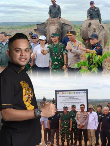 KETUA ELANG 3 HAMBALANG RIAU DUKUNG LANGKAH TEGAS SATGAS PKH PULIHKAN HUTAN TNTN