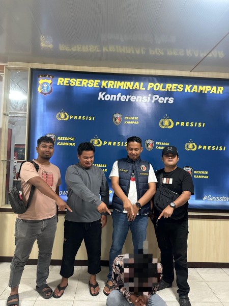 Polres Kampar Tangkap Pelaku Cabul, Nekat Cabuli Anak Dibawah Umur