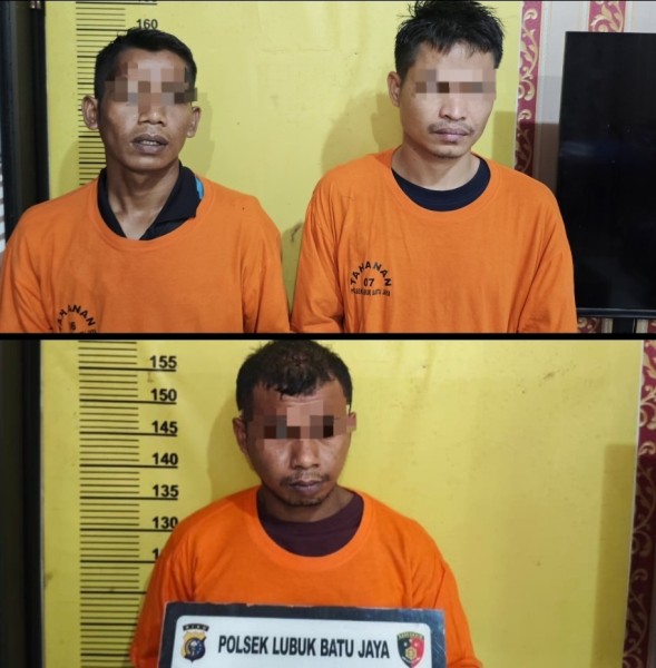 Polsek LBJ Ringkus Tiga Pelaku Narkoba di Desa Rimpian