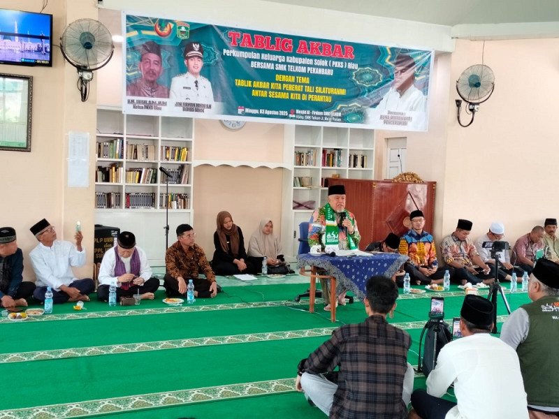 Dihadiri Buya Ristawardi, Perantau Solok Riau Tabligh Akbar
