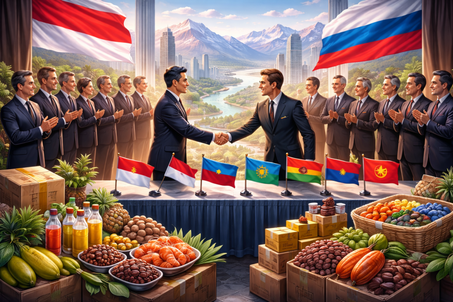 Indonesia Buka Pasar Eurasia, Peluang Baru Produk Lokal