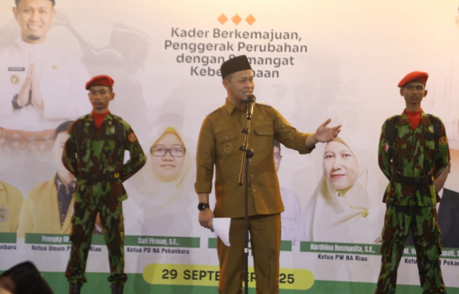 Wako Pekanbaru Agung Nugroho Harapkan Angkatan Muda Muhammadiyah Bisa Bersinergi Dengan Pemko