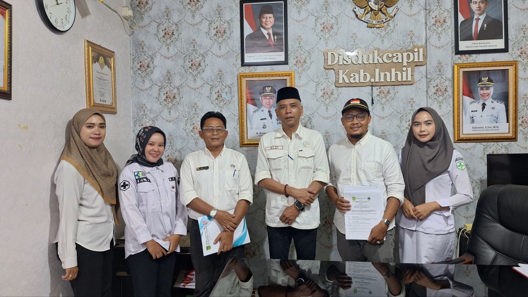 MoU Disdukcapil Inhil-Puskesmas, Urus Adminduk Kini Lebih Mudah