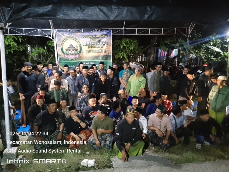 Halal Bihalal Pergerakan Walisongo Indonesia Demak Bintoro: Perkuat Solidaritas Anggota