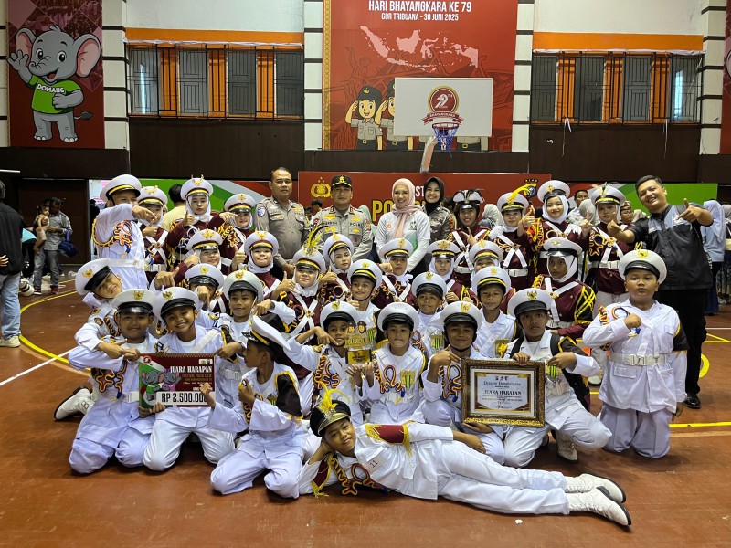 Polisi Cilik Polres Kampar Raih Juara Harapan di Festival Polisi Cilik se-Provinsi Riau!