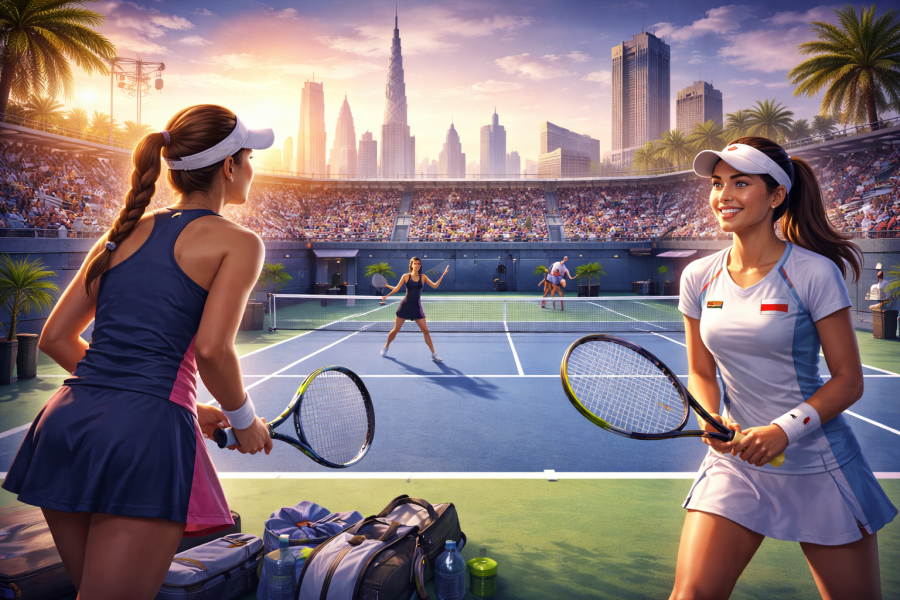 Aldila dan Janice Tjen Wakili Indonesia di Dubai