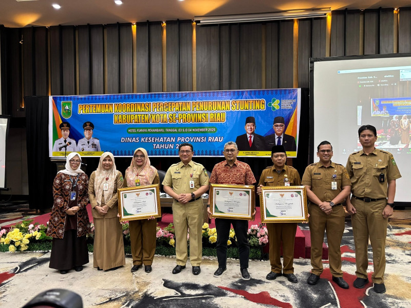 Siak Terbaik 1 Konvergensi Stunting Riau 2024, Kunci Sukses: Kolaborasi Lintas Sektor dan Komitmen Bupati Afni