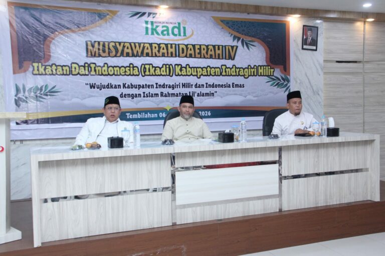 Pimpinan Baru IKADI Inhil Terpilih, Bupati Dorong Sinergi Bangun Masyarakat Religius
