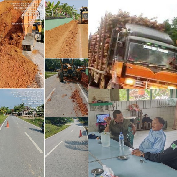 PT RAPP Komit Jaga Jalan Desa Lubuk Kembang Bungo: Kami Siap Perbaiki Jika Rusak