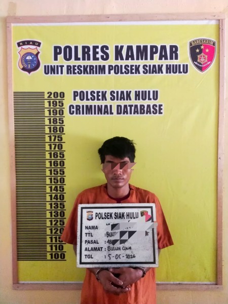 Polsek Siak Hulu Tangkap Pelaku Penggelapan Sepeda Motor