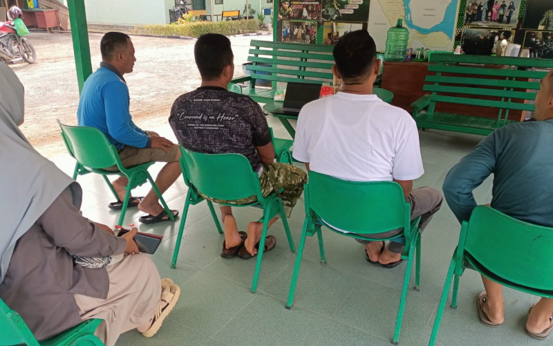 Nobar Piala Dunia 2026 Pererat Kebersamaan TNI dan Masyarakat di Wilayah Koramil 03 Sungai Sembilan