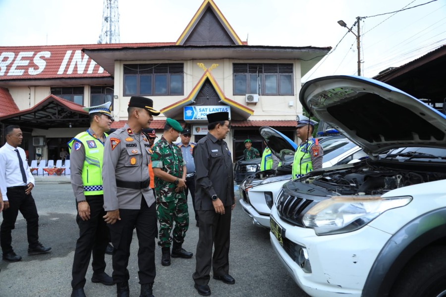 Polres Inhil Gelar Apel Pasukan Operasi Terpusat “Lilin Lancang Kuning Tahun 2025”
