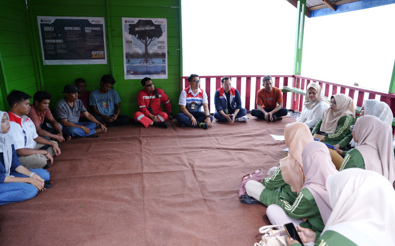 Kilang Pertamina Dumai Tambah 200 meter APO di Kelurahan Mundam, Komitmen Wujudkan Ketahanan Pesisir Dumai