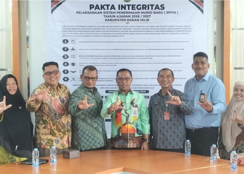 Pemkab Rohil Tegaskan Penerimaan Siswa Baru Harus Bersih dan Transparan