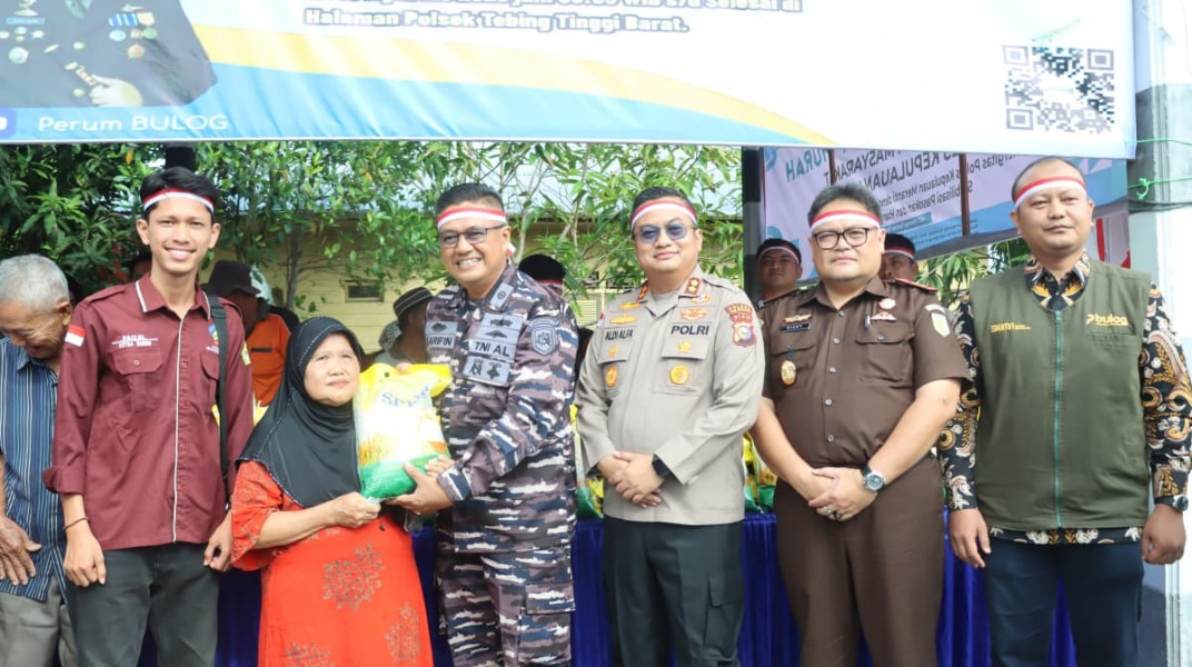 Serbu! Polres Meranti dan Bulog Gelar Gerakan Pangan Murah, 5 Ton Beras Dijual Jauh di Bawah Harga Pasar