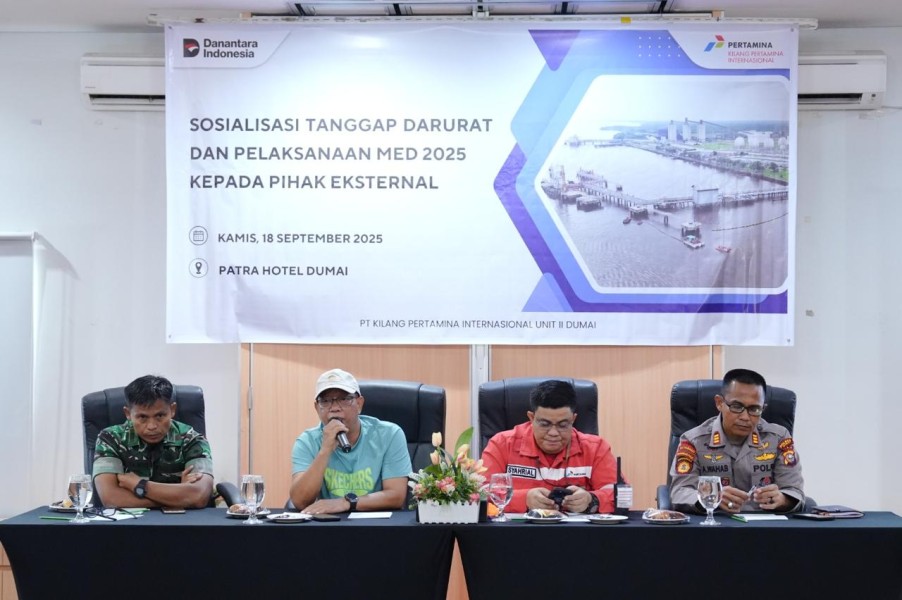 PT KPI Kilang Dumai Adakan Sosialisasi Dan Koordinasi Jelang Pelaksanaan Major Emergency Drill Level II