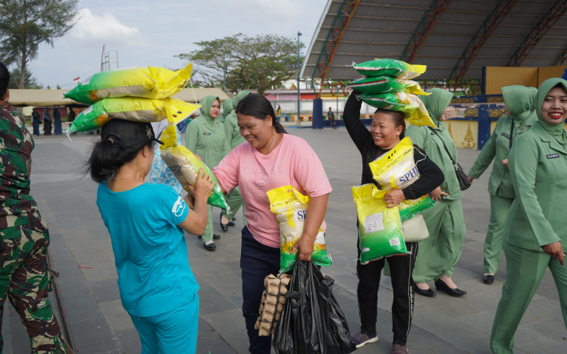 Sambut Idul Fitri 1447 H, Kodim 0320 Dumai Gelar Bazar Ramadan untuk Masyarakat