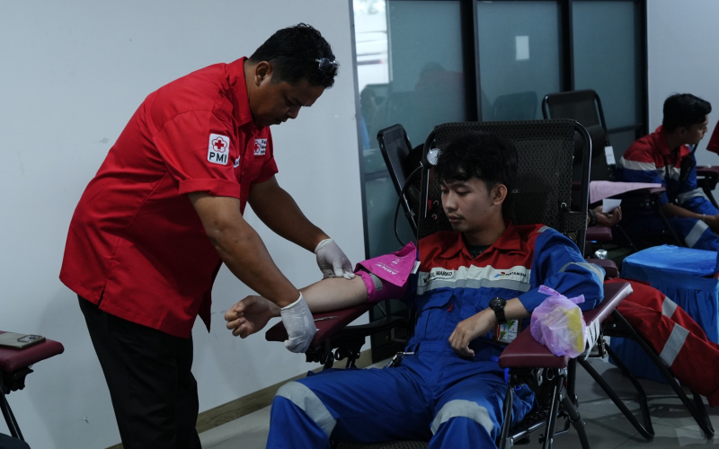 Bukti Nyata Kepedulian, Kilang Pertamina Dumai dan Sei Pakning Berhasil Kumpulkan 600 Kantong Darah untuk Masyarakat