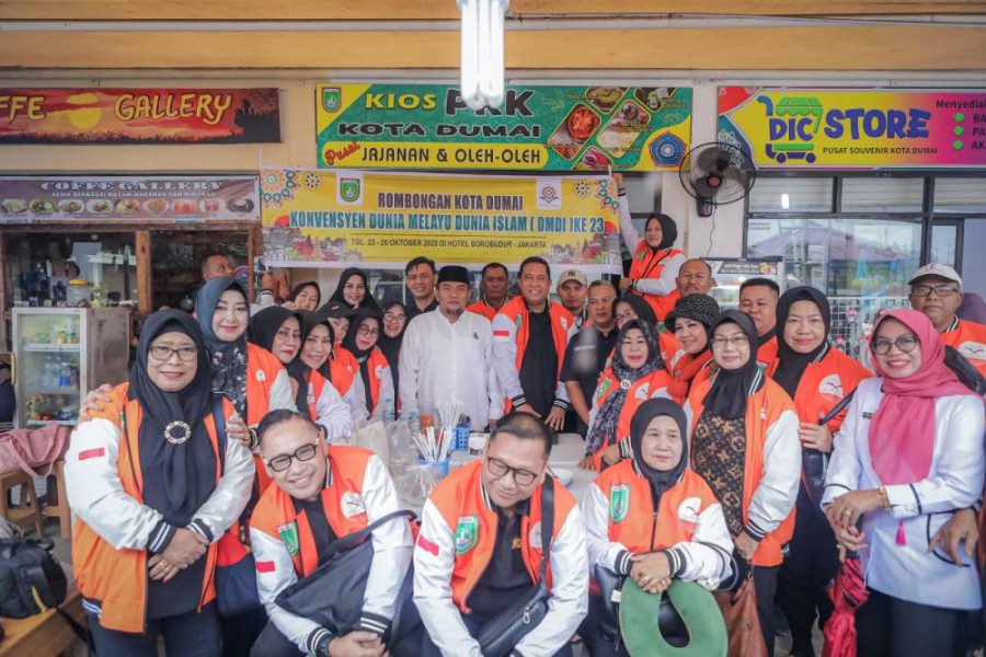 Wawako Sugiyarto Berangkatkan Delegasi DMDI Dumai ke Konvensyen Dunia ke-23 di Jakarta
