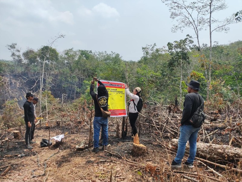 Ditinggal Makan, Api Membesar dan Hanguskan 1,65 Hektare Kebun Karet di Inhu, Pria Asal Air Molek Jadi Tersangka
