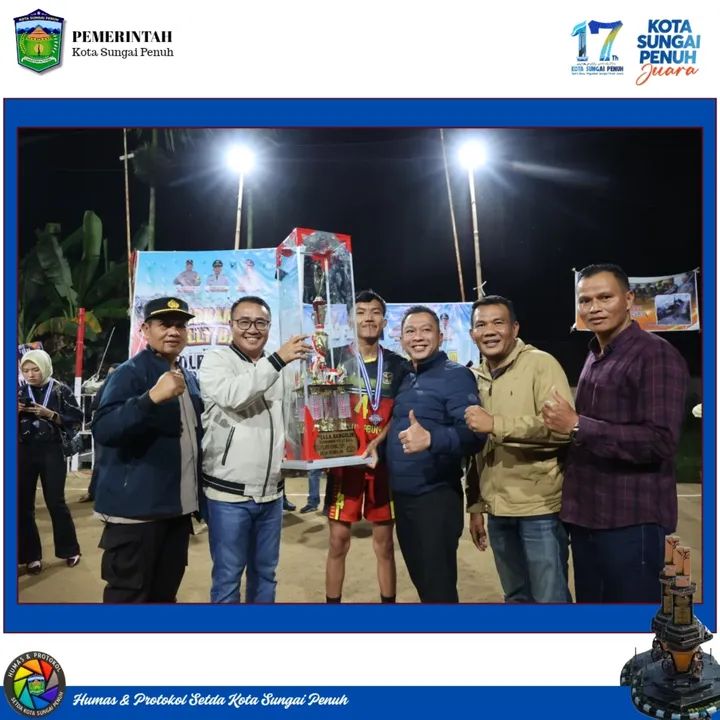 Kapolres Cup I Resmi Ditutup, Pulau Karang Pandan & Koto Tengah Raih Gelar Juara