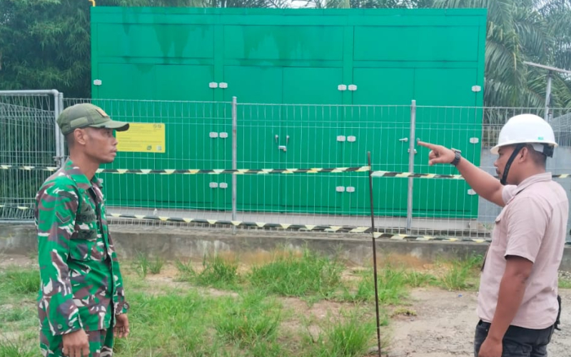 Babinsa Koramil 03/Sungai Sembilan Gencarkan Patroli dan Pengawasan Area PT PGN