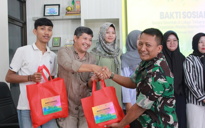 Bakti Sosial Persit Kartika Chandra Kirana Kodim Dumai