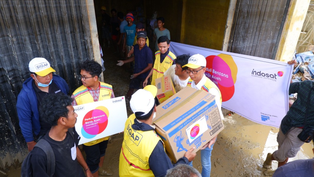 Indosat Lanjutkan Bantuan ke Aceh Tamiang dan Lima Lokasi Lainnya