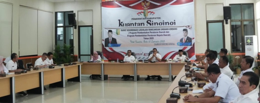 Sekda Kuansing Dorong Percepatan Perda untuk Tingkatkan PAD dan Lapangan Kerja