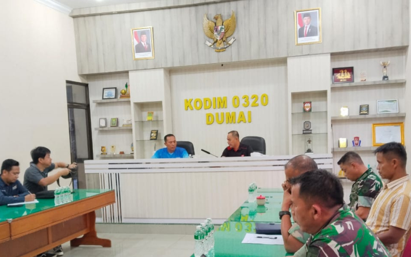 Panitia Kartika Run 2025 Kodim 0320 Dumai Lakukan Rapat Akhir Persiapan HUT ke-80 TNI