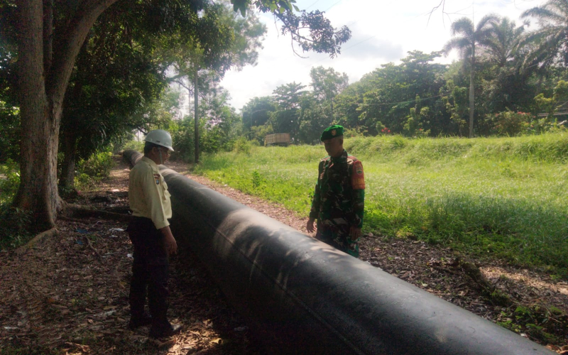 Babinsa Koramil 01 Tingkatkan Keamanan di Objek Vital Nasional