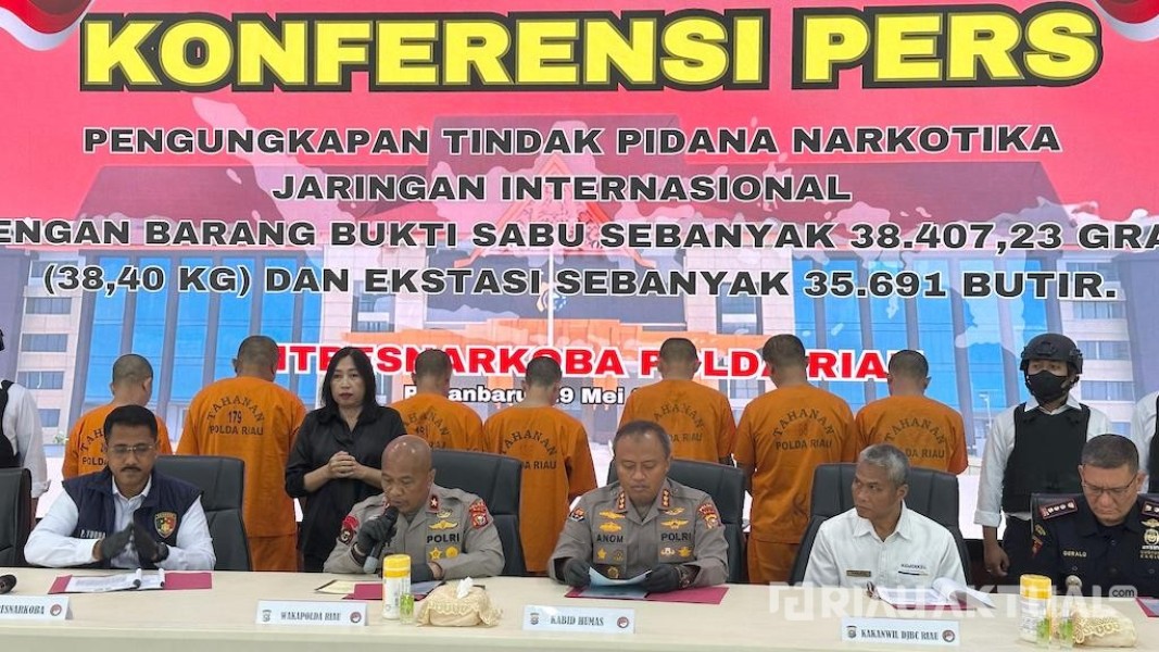 Jaringan Internasional Dibongkar, Penyelundupan 38,4 kg sabu dan 35,6 Ribu Ekstasi Digagalkan
