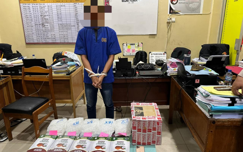 Polres Dumai Ungkap Kasus Narkoba Besar, Sita 5.094 Gram Sabu dari Penumpang Malaysia