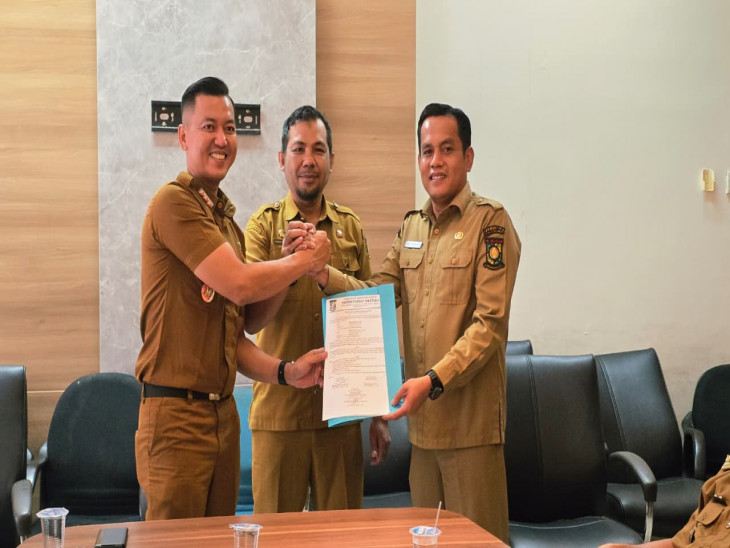 Usai Dilantik, Camat Baru di Kampar Langsung Jalani Sertijab
