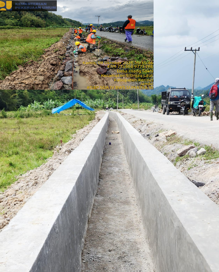 Puluhan Paket Irigasi Masuk ke Kerinci, Bukti Sinergi Daerah dan Pusat Demi Petani
