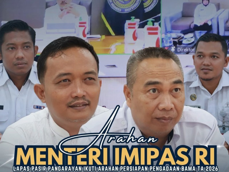 Lapas Pasir Pangarayan Ikuti Arahan Persiapan Pengadaan BAMA TA 2026