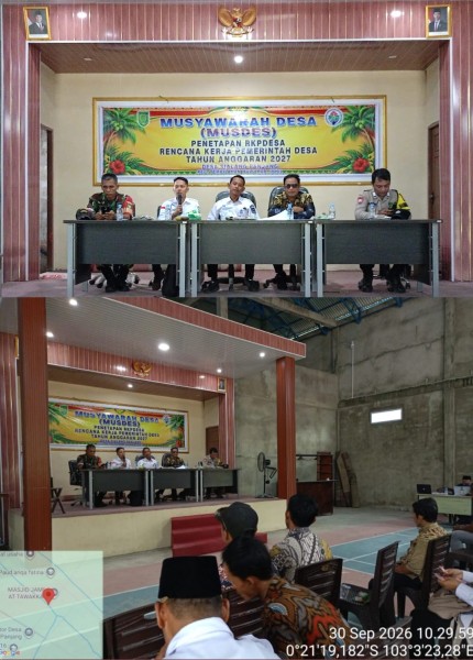 Pemdes Sialang Panjang Tetapkan RKP 2027, Pembangunan Desa Jadi Prioritas