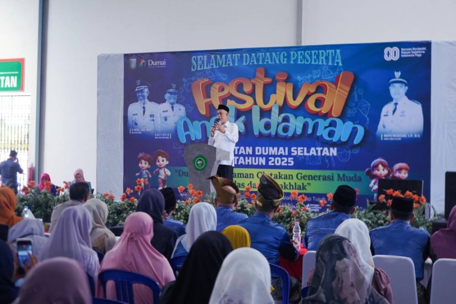 Wako Paisal Hadiri Festival Anak Idaman Dumai Selatan