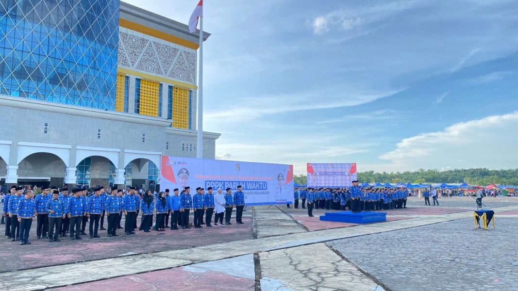 Pemko Pekanbaru Lantik 5.137 PPPK Paruh Waktu di Penghujung Tahun