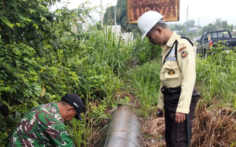 Kodim 0320/Dumai Perkuat Pengamanan Jalur Pipa Minyak PHR di Bukit Kapur